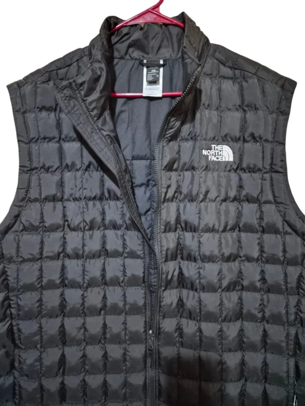 The North Face TNF Men's Size XXL Thermoball Insulated Vest Black Puffer Black